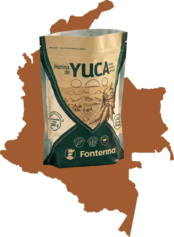 hecha en colombia - Fonterina - Fabrica exportadora de harina de yuca
